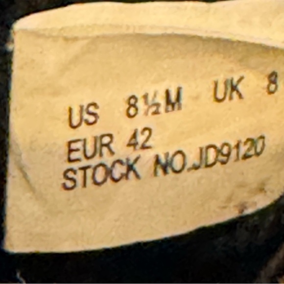 John Deere black leather boots Kiltie Tall lace up steel toe logger miner 8.5 - Picture 9 of 16